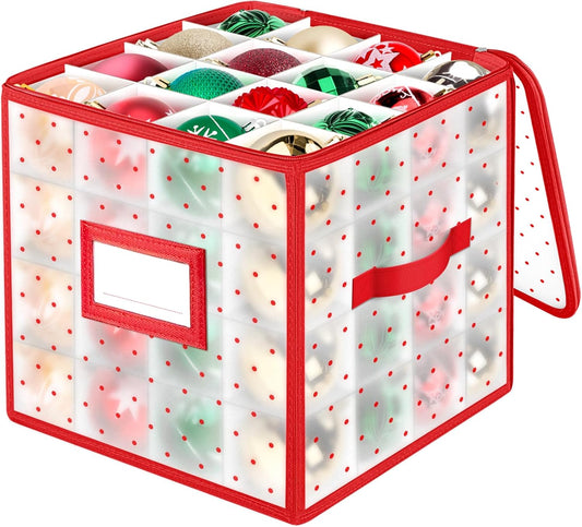 Ornament Storage Box – Adjustable, Clear & Protective