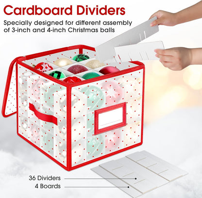 Ornament Storage Box – Adjustable, Clear & Protective