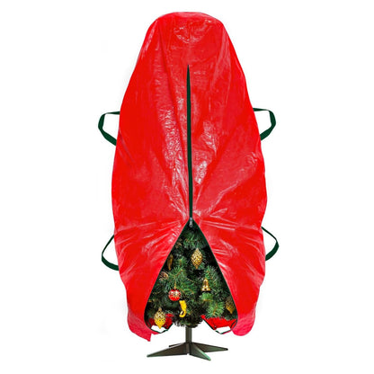 Upright Christmas Tree Storage Bag – Wrap, Zip, Store