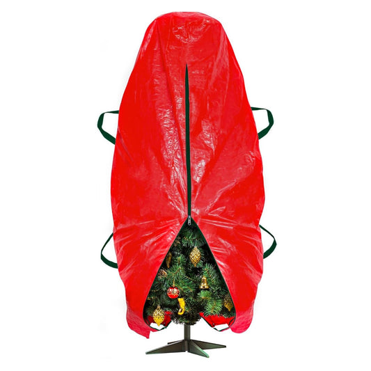 Upright Christmas Tree Storage Bag – Wrap, Zip, Store