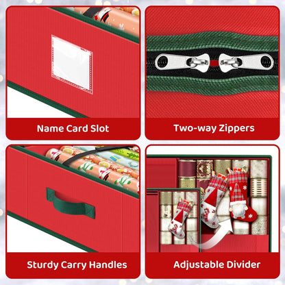 Wrapping Paper Storage Organizer – Fits Rolls Up to 40"