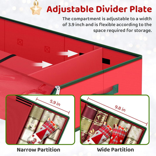 Wrapping Paper Storage Organizer – Fits Rolls Up to 40"
